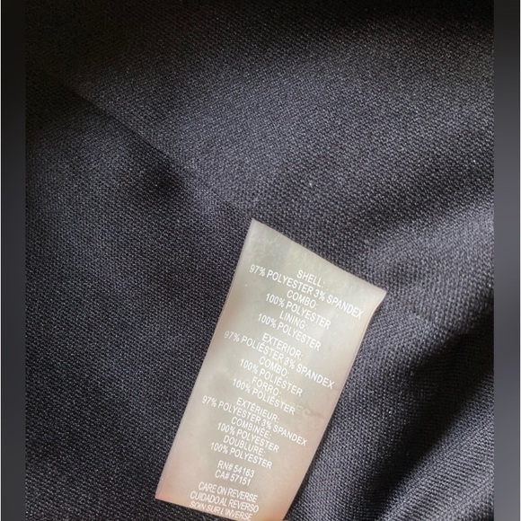 Karl Lagerfeld Paris, Black Cocktail Dress, long sleeves. Fully lined - Picture 7 of 9